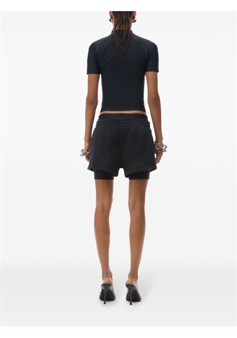 Shorts con boxer integrati in nero Alexander wang - donna ALEXANDER WANG | 4CC1254407011